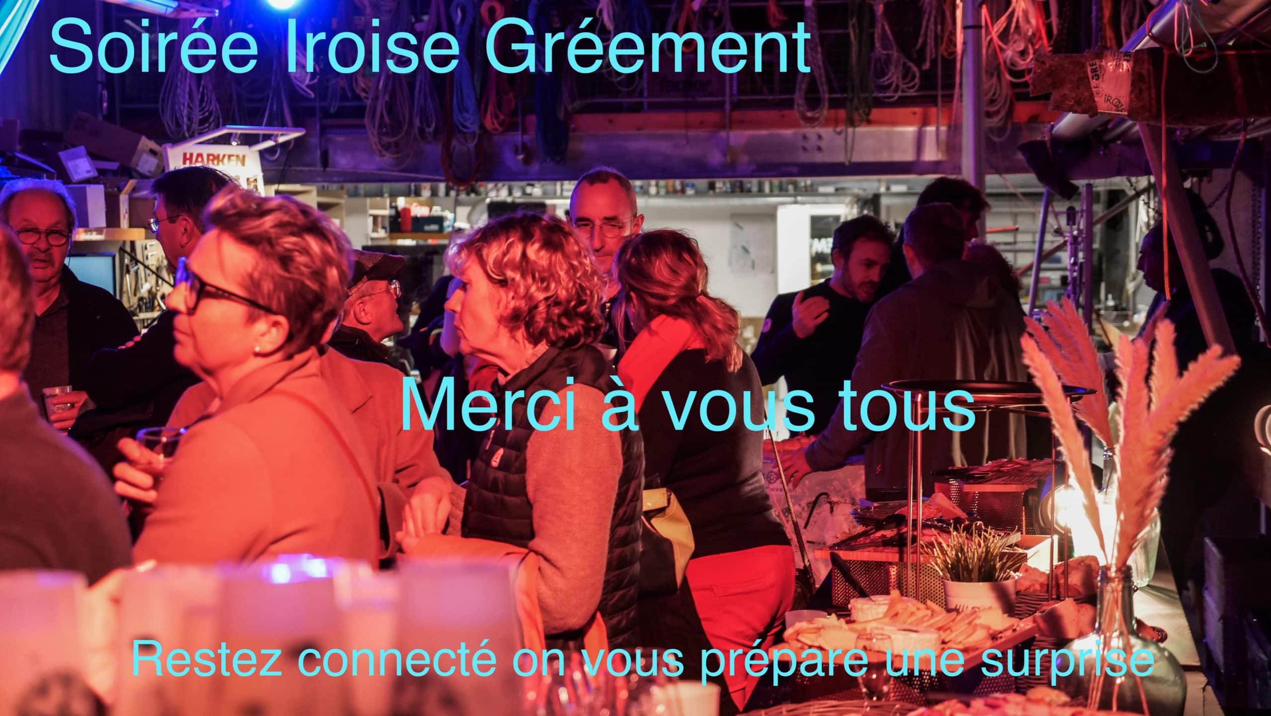 Iroise Greement remerciement soiree - Quimper Brest